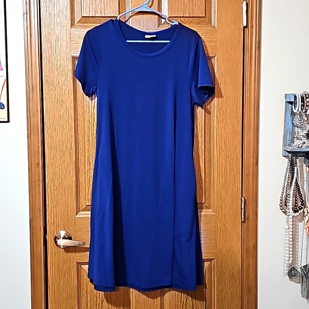 Dark blue lularoe small dress